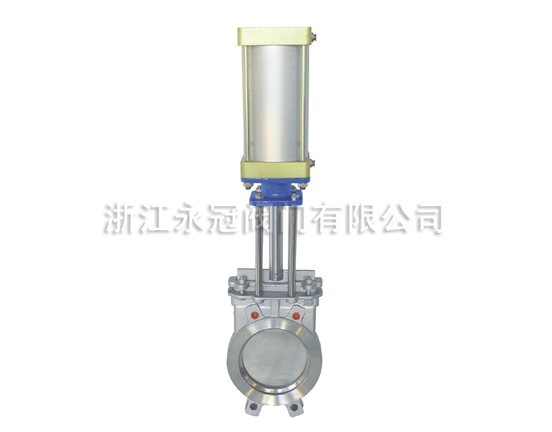 不銹鋼對(duì)夾式氣動(dòng)刀閘閥PZ673W
